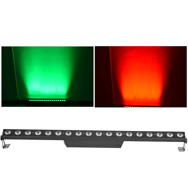18x4 وات RGBW 4in1 Rgbw LED چراغ های صحنه شهر رنگ LED IP65 کارخانه