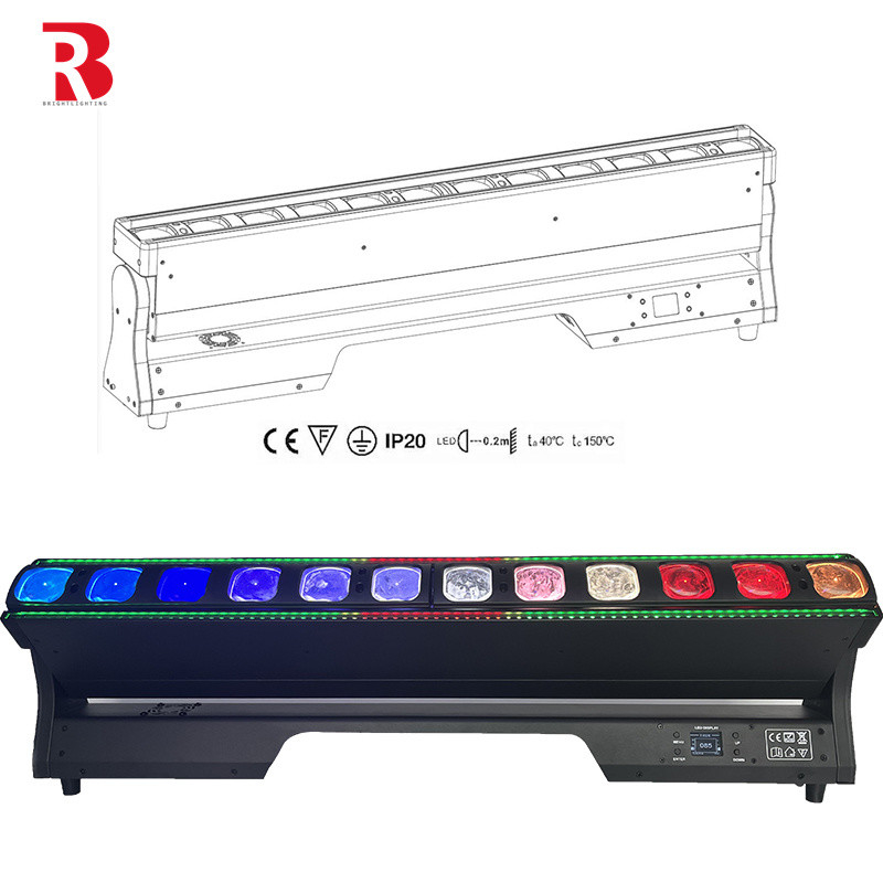 164*0.5w RGB 3in1 LED Bar Beam Moving Head برای نمایش های تئاتر