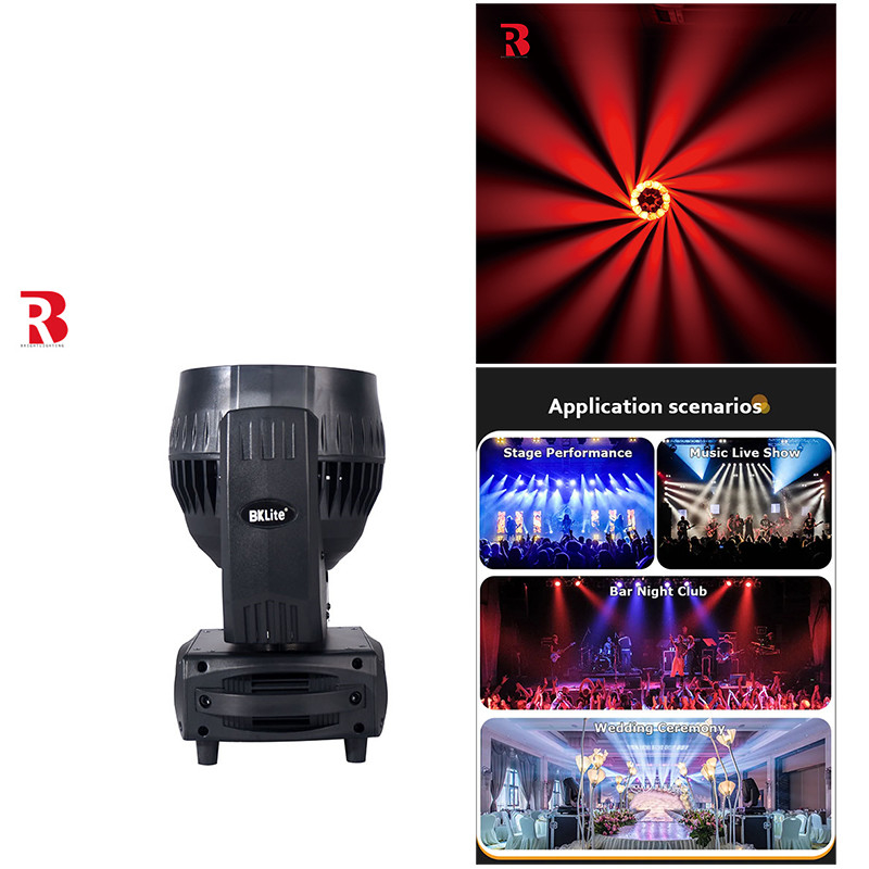4 در 1 LED زوم 19pcs 15W RGBW LED Mini Moving Head چراغ های گوبو