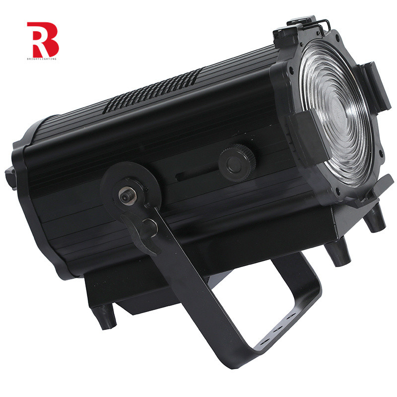 200W DMX512 زوم دستی آلومینیوم آلیاژ LED Fresnel روشنایی مرحله 2/5CH