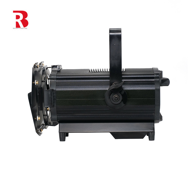 200W DMX512 زوم دستی آلومینیوم آلیاژ LED Fresnel روشنایی مرحله 2/5CH