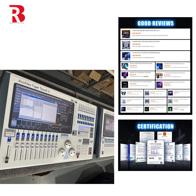 کنسول Dmx 512 مرحله سیستم کنترل DMX Tiger Touch II سیستم برای کنترل نور
