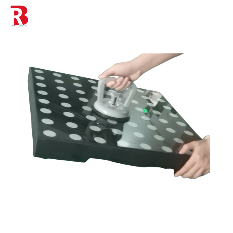 پانل های شیشه ای سخت نور 3D مغناطیسی LED رقص زمین نور صحنه