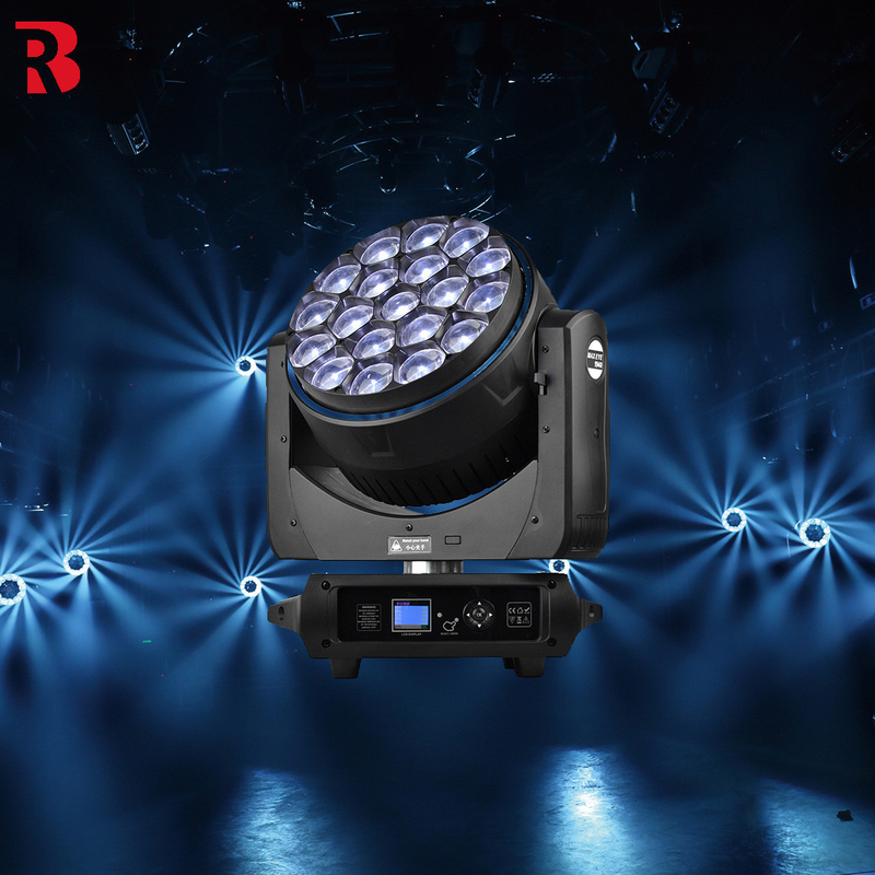 LED 240V 19PCS*40W روشنایی بالا LED حرکت سر صحنه نور برای فضای باز