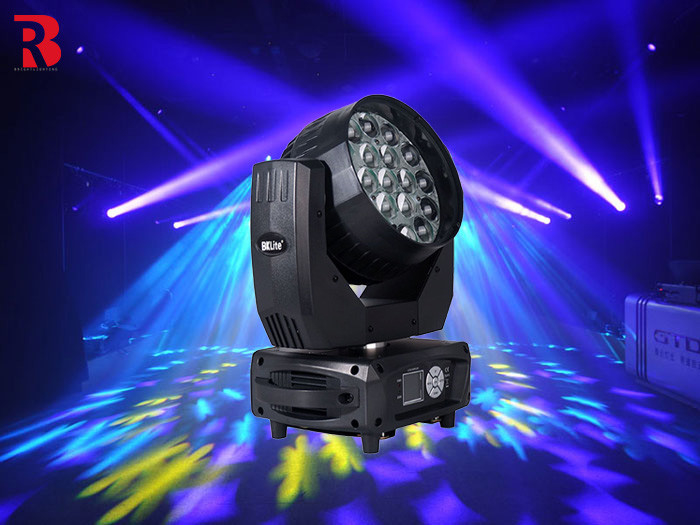 240 ولت ال ای دی 19*15 وات زوم ال سی دی RGBW Gobo LED حرکت سر صحنه نور برای تئاتر