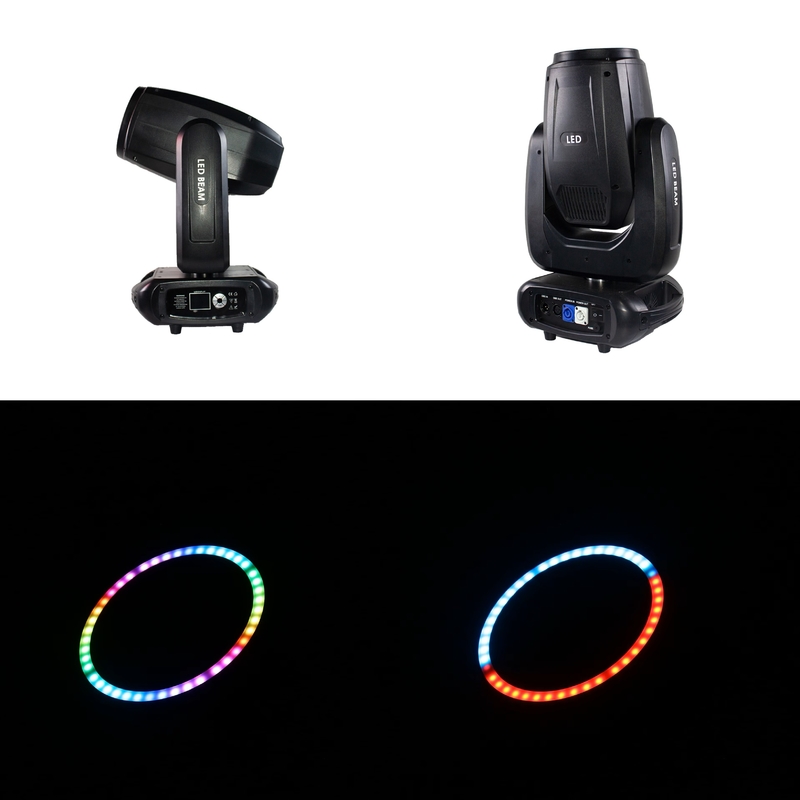 DMX512 ال ای دی 200w چراغ داخلی حرکت سر شستشوی دی جی روشنایی صحنه برای باشگاه شبانه