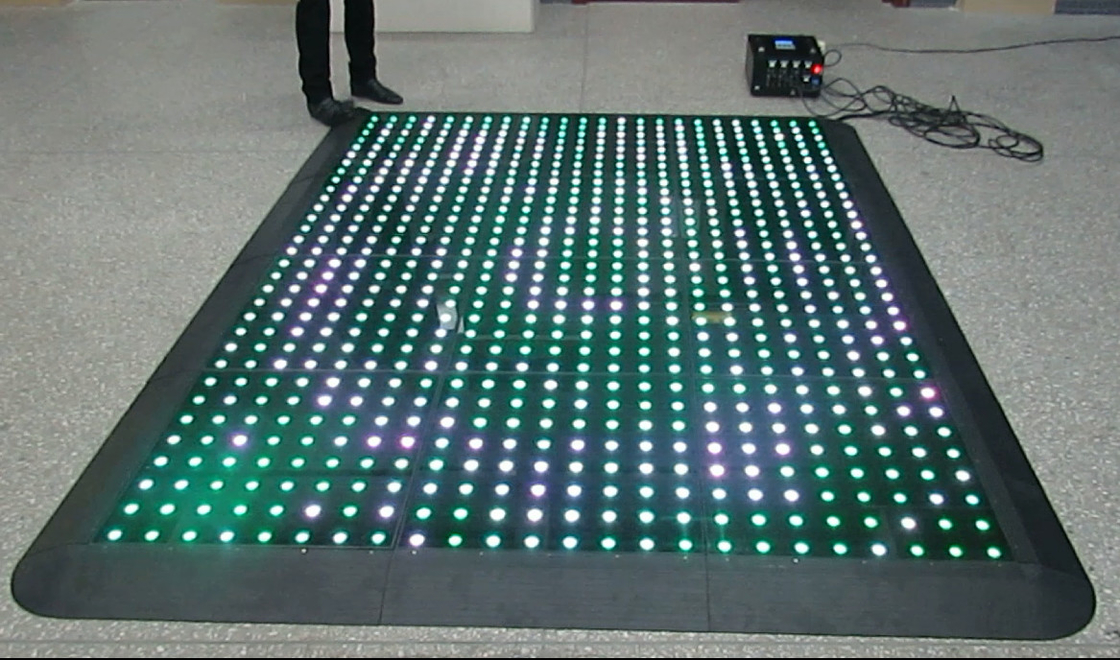 فلز آلومینیوم LED سطح رقص با صفحه نمایش LCD