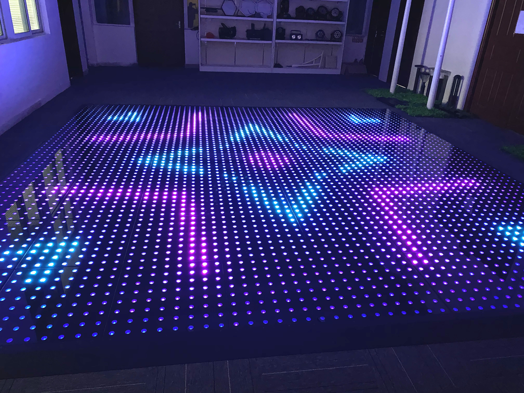 15W RGB LED مرحله رقص کف ABS خانه برای باشگاه