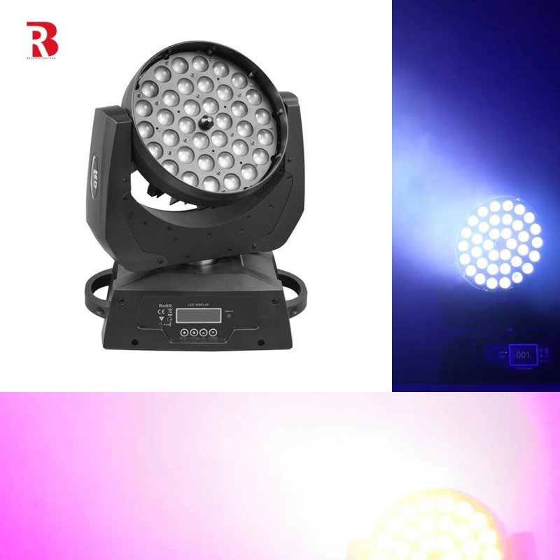 4in1 Rgbw زوم LED 36pcs X 10w حرکت سر شستشوی نور برای نورپردازی رویداد حرفه ای