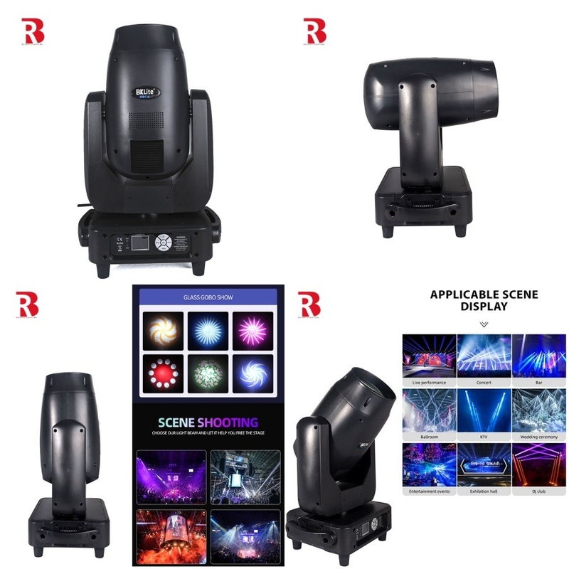 48+12 نور پریزمی نور نقطه ای روشنایی صحنه دیسکو DJ 380W نور حرکت درخشنده