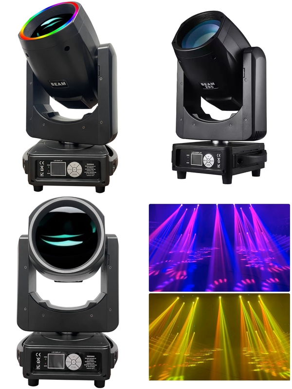 DMX512 چراغ صحنه حرکت نور سر پرتو کیفیت بالا تامین کننده