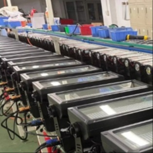 1000W LED Strobe Light RGB 3 در 1 DMX512 LCD سیاه برای مهمانی