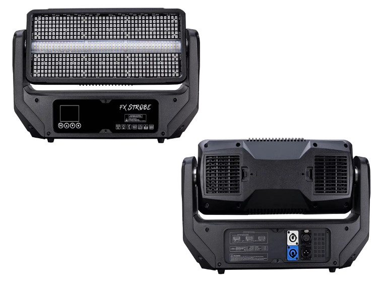 1000W LED Strobe Light RGB 3 در 1 DMX512 LCD سیاه برای مهمانی