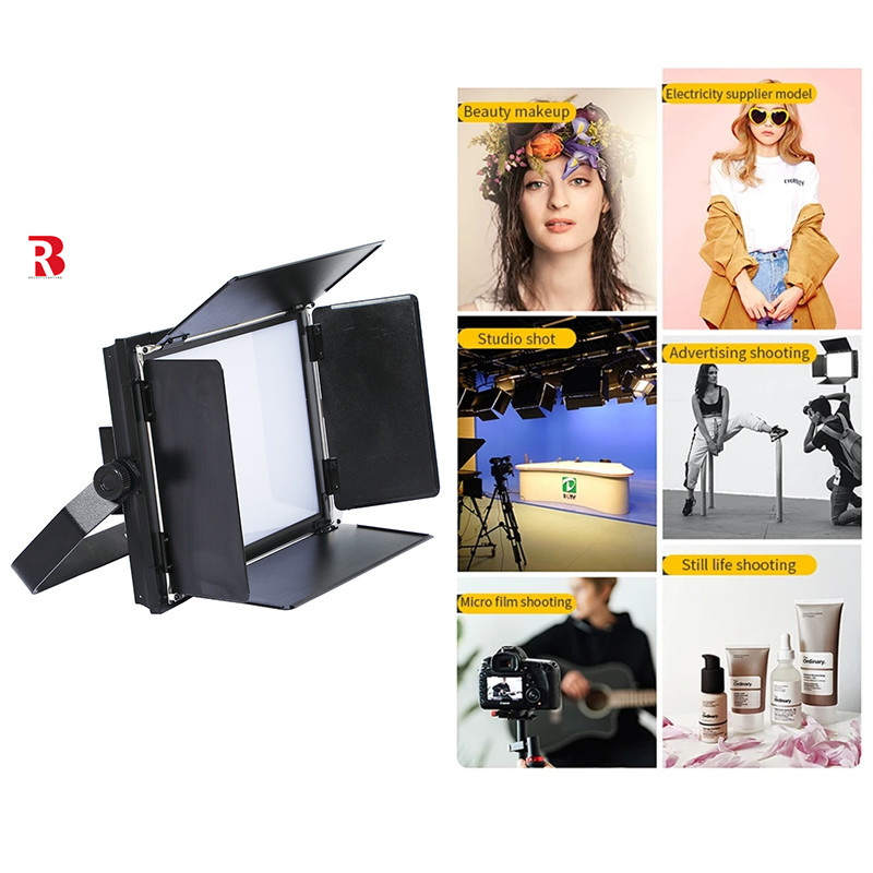 LED Video نرم نور خنک سفید 100V 240V DMX512 3CH دو رنگ استودیو روشنایی LED