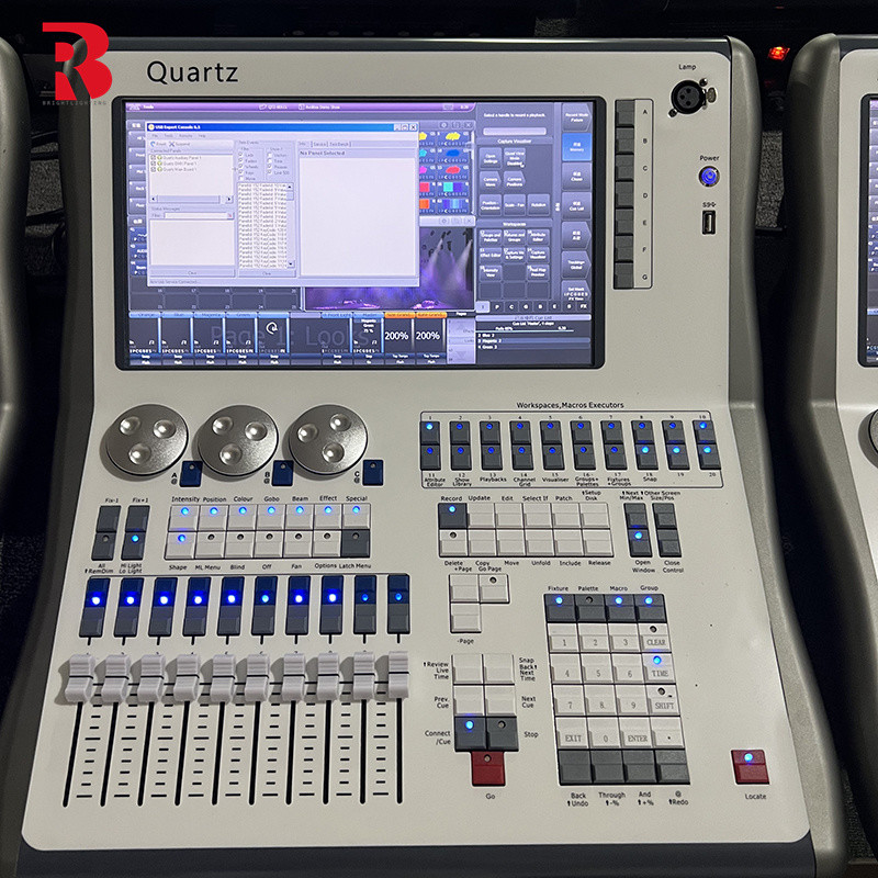 مرحله DMX512 کنترل کننده نورپردازی QUARTZ با پنج سیستم برای نمایش