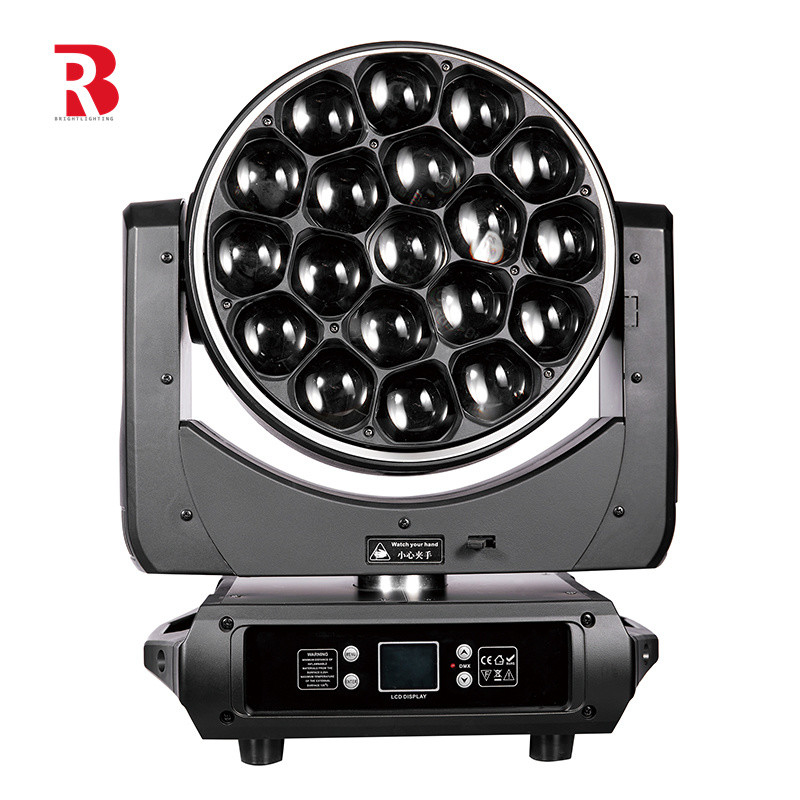 چراغ حرکت پذیر RGBW 4in1 LED زاویه شعاع 7° 45°