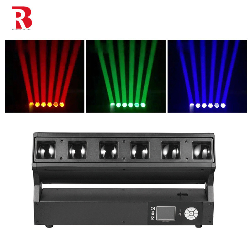 6*40W شعاع شستشوی بار حرکت سر صحنه نور کارخانه چین