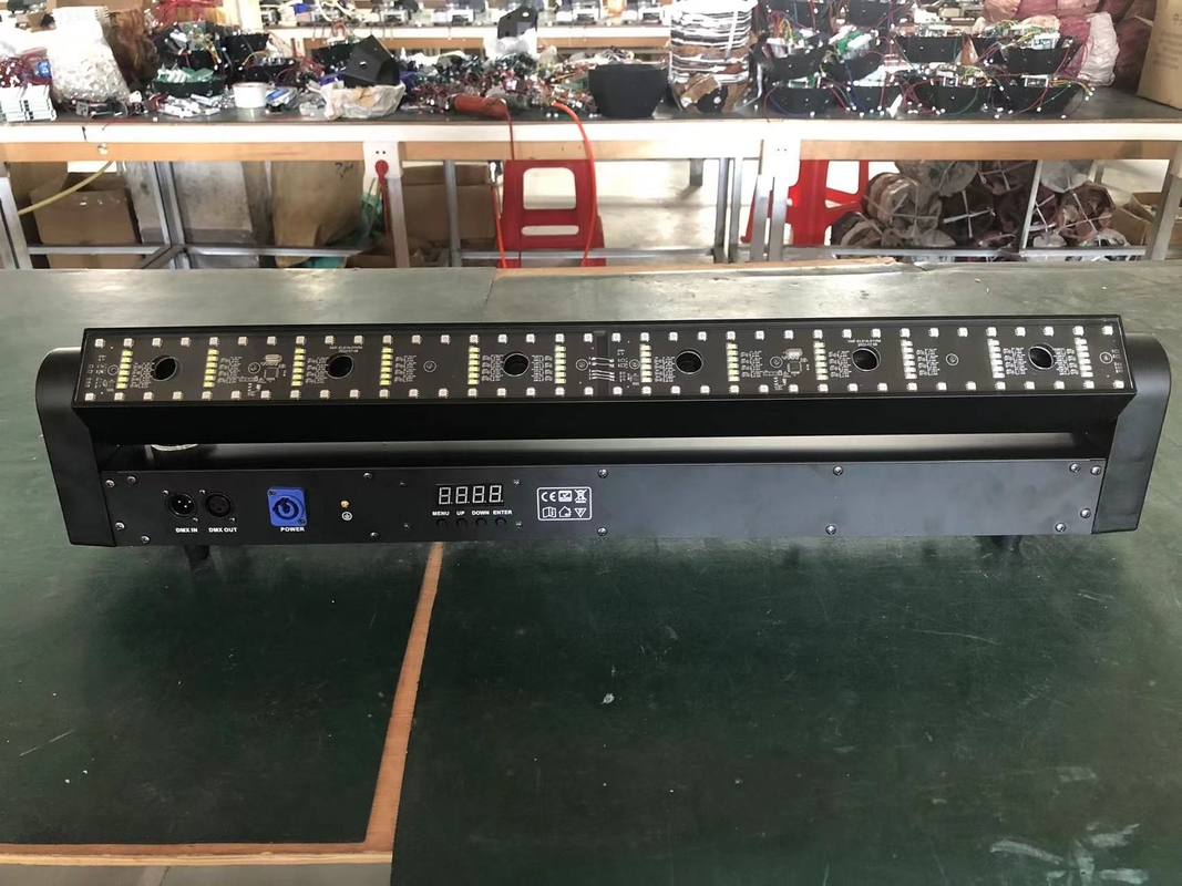 لیزر 6 چشمی 3 در 1 نور استروب پیکسل لیزری با 72 لامپ مهره ای فول کالر RGB