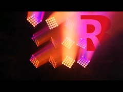 RGBW 4-in-1 ماتریس حرکت چراغ های سر با اثرات مختلف رنگ آمیزی stroboscopic