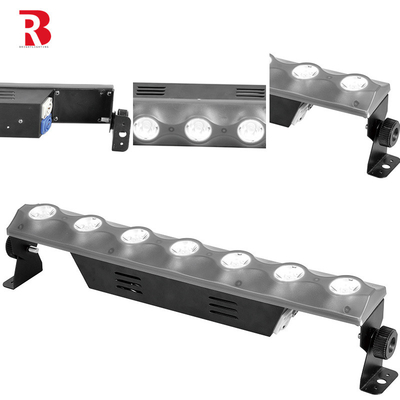 DMX512 7 × 3W سفید گرم 42 عدد 0.5W RGB 3IN1 LED City Light