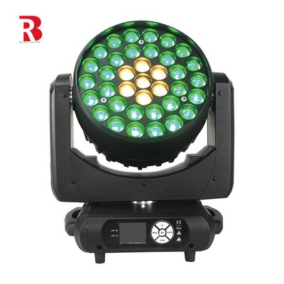 37*15W LED Zoom RGBW 4ni1 LED حرکت سر صحنه نور برای کنسرت عروسی