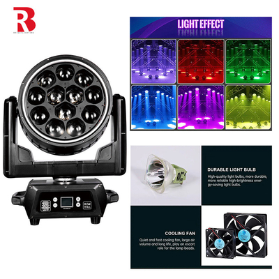 DMX LED Moving Head Beeye Stage 12pcs 40W RGBW 4in1 نور برای نمایش صحنه