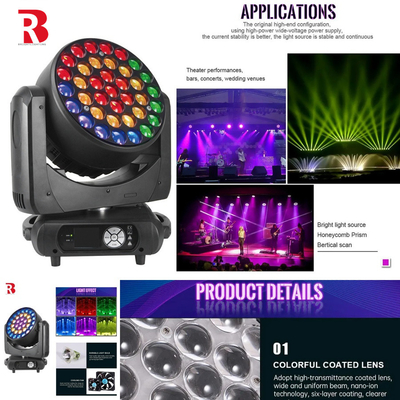 ایجاد یک فضای پویا با RGBW 4in1 LED حرکت چراغ سر برای رویدادهای شرکتی