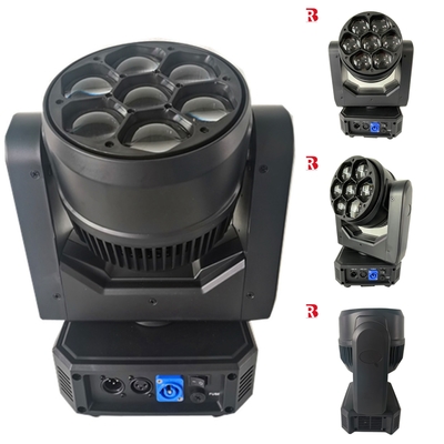 LED داخلی DMX512 Beeye حرکت سر 7pcs 40W 4in1 نور برای مراسم عروسی