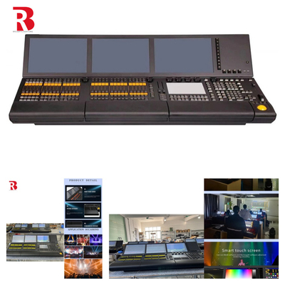 Pro Stage RDM DMX512 کنسول حرکت سر نور سیستم لینوکس کنترل کننده سه صفحه نمایش