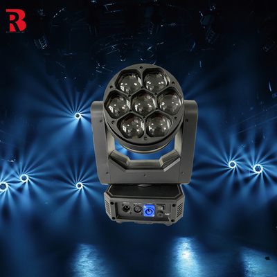 7*40W RGBW 4in1 LED حرکت سر صحنه نور برای جشن عروسی نشان می دهد