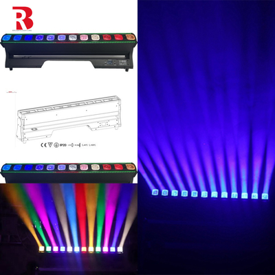 RGBW 4in1 12*40W DMX Pixel Bar Beam Zoom Wall Wash LED حرکت کننده چراغ سر