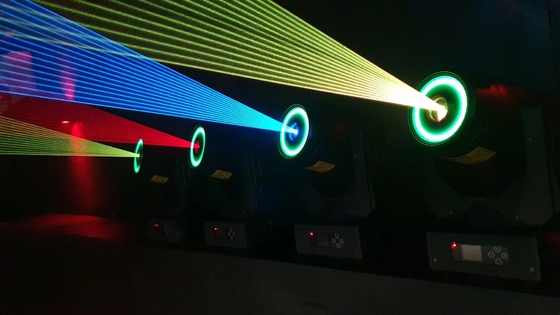 ميني 2-3-4W DMX512 حرکت سر مرحله لیزر نور کارخانه چین