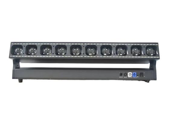 DMX 10x60W RGBW 4in1 LED حرکت چراغ های شستشوی سر دیسکوی داخلی